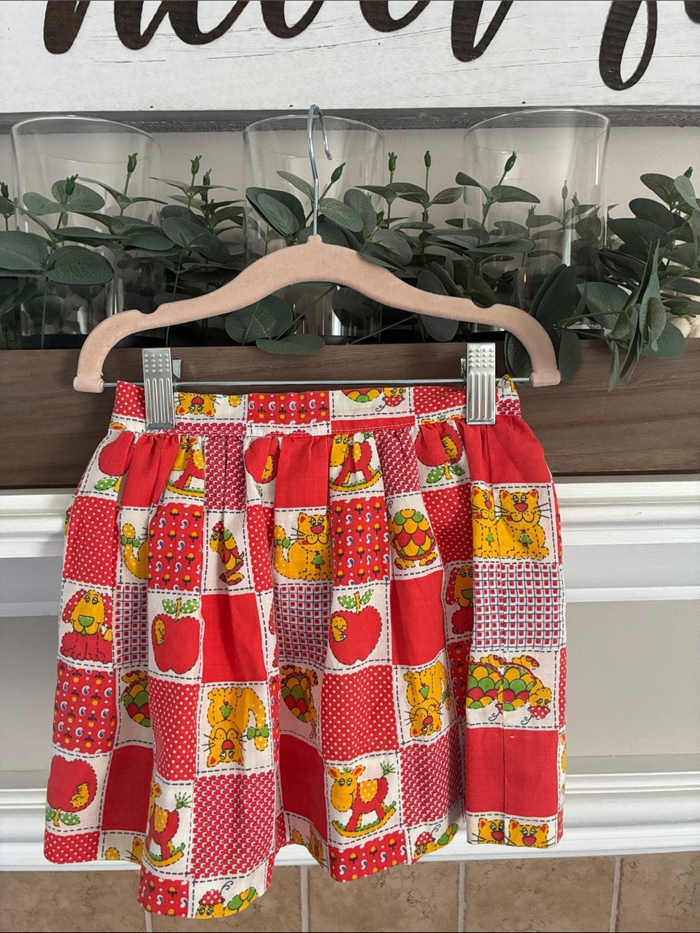 Vintage 2-3Y Patchwork Skirt